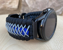 Load image into Gallery viewer, Paracord Watchband compatible with Samsung Galaxy Watch 3, Galaxy Watch 4, Galaxy Watch 5, Galaxy Watch 6 (watch not included)