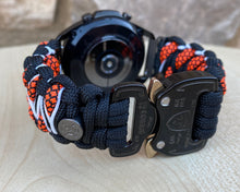 Lade das Bild in den Galerie-Viewer, Paracord Watchband compatible with Samsung Galaxy Watch 3, Galaxy Watch 4, Galaxy Watch 5, Galaxy Watch 6 (watch not included)