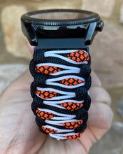 Lade das Bild in den Galerie-Viewer, Paracord Watchband compatible with Samsung Galaxy Watch 3, Galaxy Watch 4, Galaxy Watch 5, Galaxy Watch 6 (watch not included)