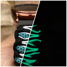 Load image into Gallery viewer, Paracord Watchband compatible with Samsung Galaxy Watch 3, Galaxy Watch 4, Galaxy Watch 5, Galaxy Watch 6 (watch not included)