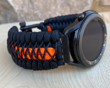 Load image into Gallery viewer, Paracord Watchband compatible with Samsung Galaxy Watch 3, Galaxy Watch 4, Galaxy Watch 5, Galaxy Watch 6 (watch not included)