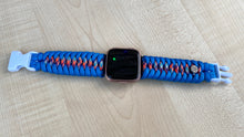 Load image into Gallery viewer, Paracord Watch Band compatible with Fitbit Versa 1, Versa Lite, Versa 2, Versa 3, Versa 4, Sense, Sense 2 (watch not included).