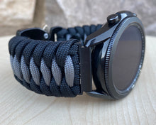 Load image into Gallery viewer, Paracord Watchband compatible with Samsung Galaxy Watch 3, Galaxy Watch 4, Galaxy Watch 5, Galaxy Watch 6 (watch not included)
