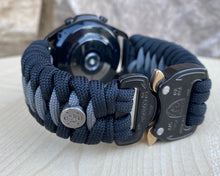 Load image into Gallery viewer, Paracord Watchband compatible with Samsung Galaxy Watch 3, Galaxy Watch 4, Galaxy Watch 5, Galaxy Watch 6 (watch not included)