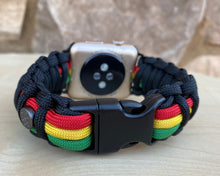 Lade das Bild in den Galerie-Viewer, Paracord Watch Band compatible with Apple Watch Series 1, 2, 3, 4, 5, 6, 7, 8, 9, Ultra, Ultra 2 & SE (watch not included)
