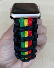 Lade das Bild in den Galerie-Viewer, Paracord Watch Band compatible with Apple Watch Series 1, 2, 3, 4, 5, 6, 7, 8, 9, Ultra, Ultra 2 & SE (watch not included)