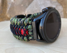 Load image into Gallery viewer, Samsung Galaxy Watch 3/41mm and Galaxy Watch 3/45mm Paracord Watch Band (watch not included)