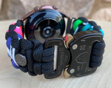 Load image into Gallery viewer, Samsung Galaxy Watch 3/41mm and Galaxy Watch 3/45mm Paracord Watch Band (watch not included)
