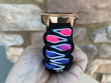 Load image into Gallery viewer, Samsung Galaxy Watch Band, Galaxy 42mm, Galaxy 46mm, Gear S3 Frontier, Gear S3 Classic, Gear Sport, 550 Paracord Watch Band.