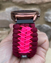 Load image into Gallery viewer, Paracord Watchband compatible with Samsung Galaxy Watch 3, Galaxy Watch 4, Galaxy Watch 5, Galaxy Watch 6 (watch not included)