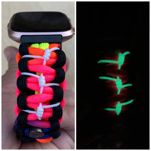 Lade das Bild in den Galerie-Viewer, Paracord Watch Band compatible with Fitbit Versa 1, Versa Lite, Versa 2, Versa 3, Versa 4, Sense, Sense 2 (watch not included).