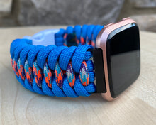 Load image into Gallery viewer, Paracord Watch Band compatible with Fitbit Versa 1, Versa Lite, Versa 2, Versa 3, Versa 4, Sense, Sense 2 (watch not included).