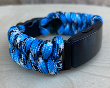 Load image into Gallery viewer, Paracord watch band personalized to replace bands for Fitbit Inspire, Fitbit Luxe, and Fitbit Alta (watch not included)