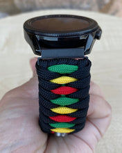 Load image into Gallery viewer, Paracord Watchband compatible with Samsung Galaxy Watch 3, Galaxy Watch 4, Galaxy Watch 5, Galaxy Watch 6 (watch not included)