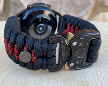 Load image into Gallery viewer, Samsung Galaxy Watch 3/41mm and Galaxy Watch 3/45mm Paracord Watch Band (watch not included)