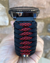 Load image into Gallery viewer, Samsung Galaxy Watch Band, Galaxy 42mm, Galaxy 46mm, Gear S3 Frontier, Gear S3 Classic, Gear Sport, 550 Paracord Watch Band.