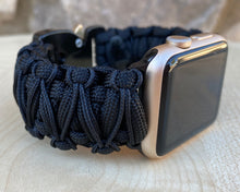 Charger l'image dans la galerie, Paracord Watch Band compatible with Apple Watch Series 1, 2, 3, 4, 5, 6, 7 & SE (watch not included)