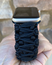 Charger l'image dans la galerie, Paracord Watch Band compatible with Apple Watch Series 1, 2, 3, 4, 5, 6, 7 & SE (watch not included)