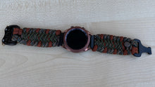 Load image into Gallery viewer, Paracord Watchband compatible with Samsung Galaxy Watch 3, Galaxy Watch 4, Galaxy Watch 5, Galaxy Watch 6 (watch not included)