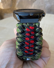 Load image into Gallery viewer, Samsung Galaxy Watch 3/41mm and Galaxy Watch 3/45mm Paracord Watch Band (watch not included)