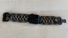 Cargar imagen en el visor de la galería, Paracord Watch Band compatible with Apple Watch Series 1, 2, 3, 4, 5, 6, 7 & SE (watch not included)