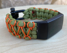 Load image into Gallery viewer, Paracord Watch Band compatible with Fitbit Charge 2, Charge 3, & Charge 4 (Watch not included)