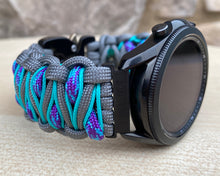 Load image into Gallery viewer, Paracord Watchband compatible with Samsung Galaxy Watch 3, Galaxy Watch 4, Galaxy Watch 5, Galaxy Watch 6 (watch not included)