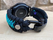 Load image into Gallery viewer, Samsung Galaxy Watch Band, Galaxy 42mm, Galaxy 46mm, Gear S3 Frontier, Gear S3 Classic, Gear Sport, 550 Paracord Watch Band.