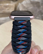 Lade das Bild in den Galerie-Viewer, Paracord Watch Band compatible with Fitbit Versa 1, Versa Lite, Versa 2, Versa 3, Versa 4, Sense, Sense 2 (watch not included).
