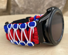 Load image into Gallery viewer, Paracord Watchband compatible with Samsung Galaxy Watch 3, Galaxy Watch 4, Galaxy Watch 5, Galaxy Watch 6 (watch not included)