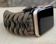 Load image into Gallery viewer, Paracord Watch Band compatible with Apple Watch Series 1, 2, 3, 4, 5, 6, 7, 8, Ultra & SE (watch not included)