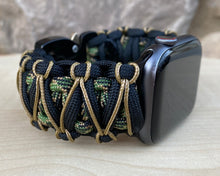 Lade das Bild in den Galerie-Viewer, Paracord Watch Band compatible with Apple Watch Series 1, 2, 3, 4, 5, 6, 7, 8, Ultra & SE (watch not included)