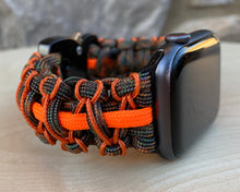 Cargar imagen en el visor de la galería, Paracord Watch Band compatible with Apple Watch Series 1, 2, 3, 4, 5, 6, 7 & SE (watch not included)