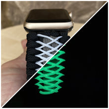 Cargar imagen en el visor de la galería, Paracord Watch Band compatible with Apple Watch Series 1, 2, 3, 4, 5, 6, 7 & SE (watch not included)