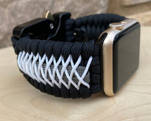 Cargar imagen en el visor de la galería, Paracord Watch Band compatible with Apple Watch Series 1, 2, 3, 4, 5, 6, 7 & SE (watch not included)