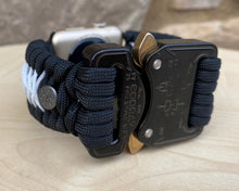 Cargar imagen en el visor de la galería, Paracord Watch Band compatible with Apple Watch Series 1, 2, 3, 4, 5, 6, 7 & SE (watch not included)