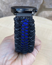 Load image into Gallery viewer, Paracord Watchband compatible with Samsung Galaxy Watch 3, Galaxy Watch 4, Galaxy Watch 5, Galaxy Watch 6 (watch not included)