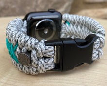 Lade das Bild in den Galerie-Viewer, Paracord Watch Band compatible with Apple Watch Series 1, 2, 3, 4, 5, 6, 7, 8 Ultra & SE (watch not included)