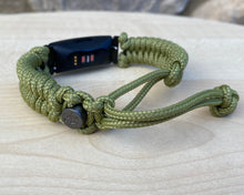 Load image into Gallery viewer, Paracord watch band personalized to replace bands for Fitbit Inspire, Fitbit Luxe, and Fitbit Alta (watch not included)