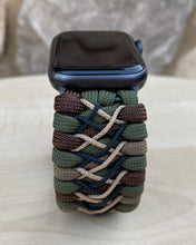 Cargar imagen en el visor de la galería, Paracord Watch Band compatible with Apple Watch Series 1, 2, 3, 4, 5, 6, 7 & SE (watch not included)