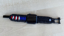 Load image into Gallery viewer, Personalized Paracord Watch Band for Apple Watch Series 1-11, Ultra, Ultra 2, Ultra 3, and SE (watch not included).