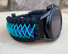 Load image into Gallery viewer, Paracord Watchband compatible with Samsung Galaxy Watch 3, Galaxy Watch 4, Galaxy Watch 5, Galaxy Watch 6 (watch not included)