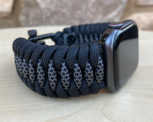 Charger l'image dans la galerie, Paracord Watch Band compatible with Apple Watch Series 1, 2, 3, 4, 5, 6, 7 & SE (watch not included)