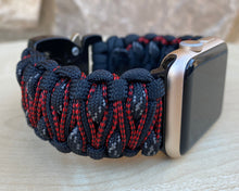 Lade das Bild in den Galerie-Viewer, Paracord Watch Band compatible with Apple Watch Series 1, 2, 3, 4, 5, 6, 7 & SE (watch not included)