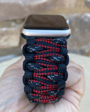Lade das Bild in den Galerie-Viewer, Paracord Watch Band compatible with Apple Watch Series 1, 2, 3, 4, 5, 6, 7 & SE (watch not included)