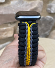 Load image into Gallery viewer, Paracord Watch Band compatible with Fitbit Versa 1, Versa Lite, Versa 2, Versa 3, Versa 4, Sense, Sense 2 (watch not included).