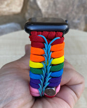 Cargar imagen en el visor de la galería, Paracord Watch Band compatible with Apple Watch Series 1, 2, 3, 4, 5, 6, 7 & SE (watch not included)