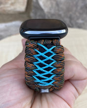 Lade das Bild in den Galerie-Viewer, Paracord Watch Band compatible with Fitbit Versa 1, Versa Lite, Versa 2, Versa 3, Versa 4, Sense, Sense 2 (watch not included).
