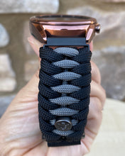 Load image into Gallery viewer, Samsung Galaxy Watch 3/41mm and Galaxy Watch 3/45mm Paracord Watch Band (watch not included)