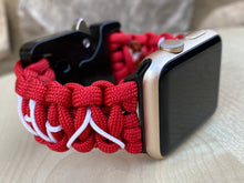 Lade das Bild in den Galerie-Viewer, Paracord Watch Band compatible with Apple Watch Series 1, 2, 3, 4, 5, 6, 7 & SE (watch not included)